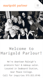 Mobile Screenshot of marigoldparlour.com